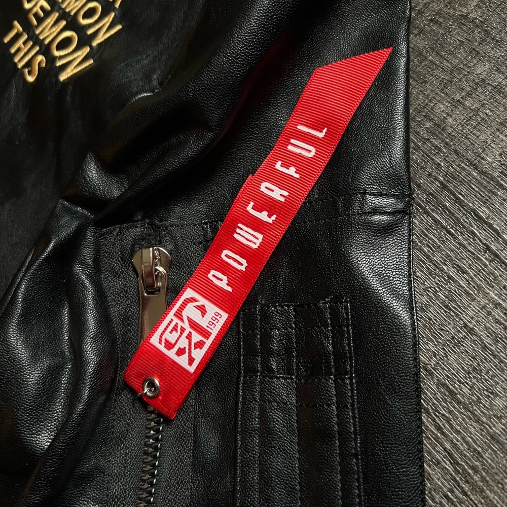 GXP 1999 Black Streetwear Demon Bomber Jacket, XL - Picture 5 of 6
